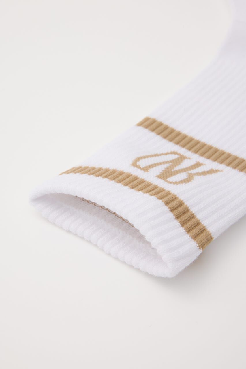 rienda「バイカラーRNDロゴソックス」|その他|