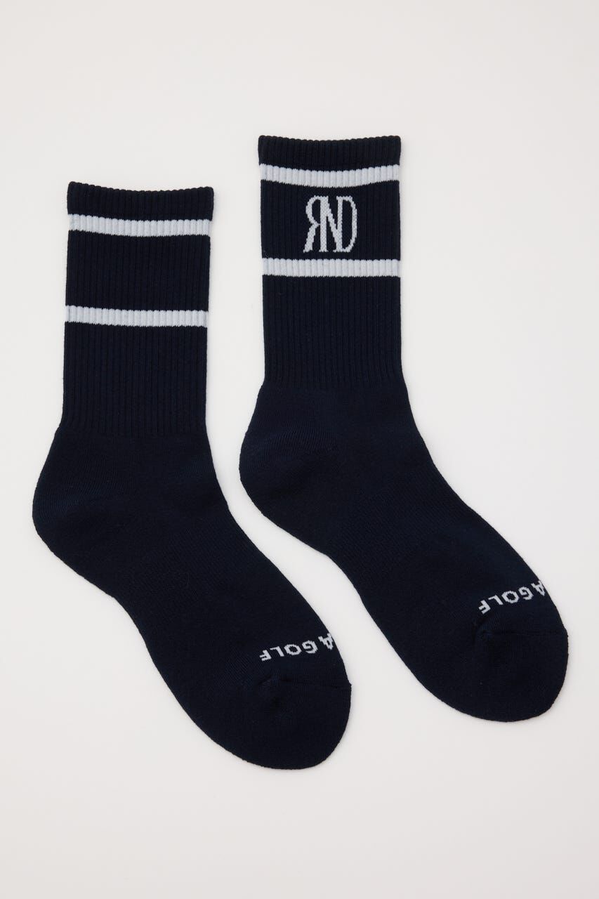 rienda「バイカラーRNDロゴソックス」|その他|