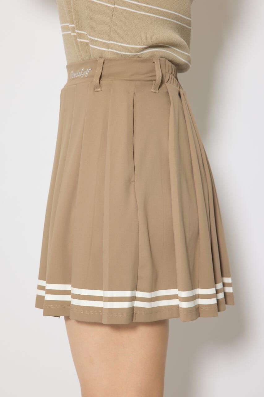 rienda「ラインプリーツフレアスカート」|スカート|
