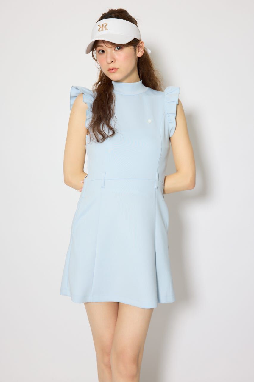 rienda「バックリボンフリルスリーブワンピース」|ワンピース|