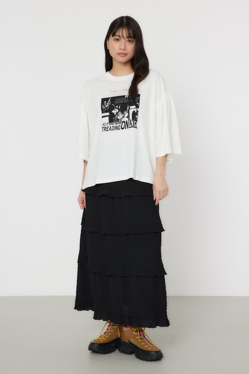 RODEO CROWNS「JP TOUR 袖フリルトップス」|Tシャツ・カットソー|