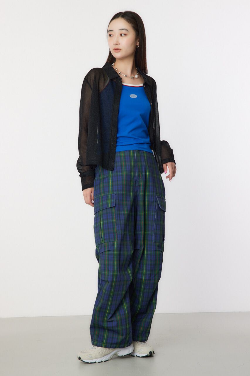 RODEO CROWNS「ラメシアーシャツ」|シャツ・ブラウス|