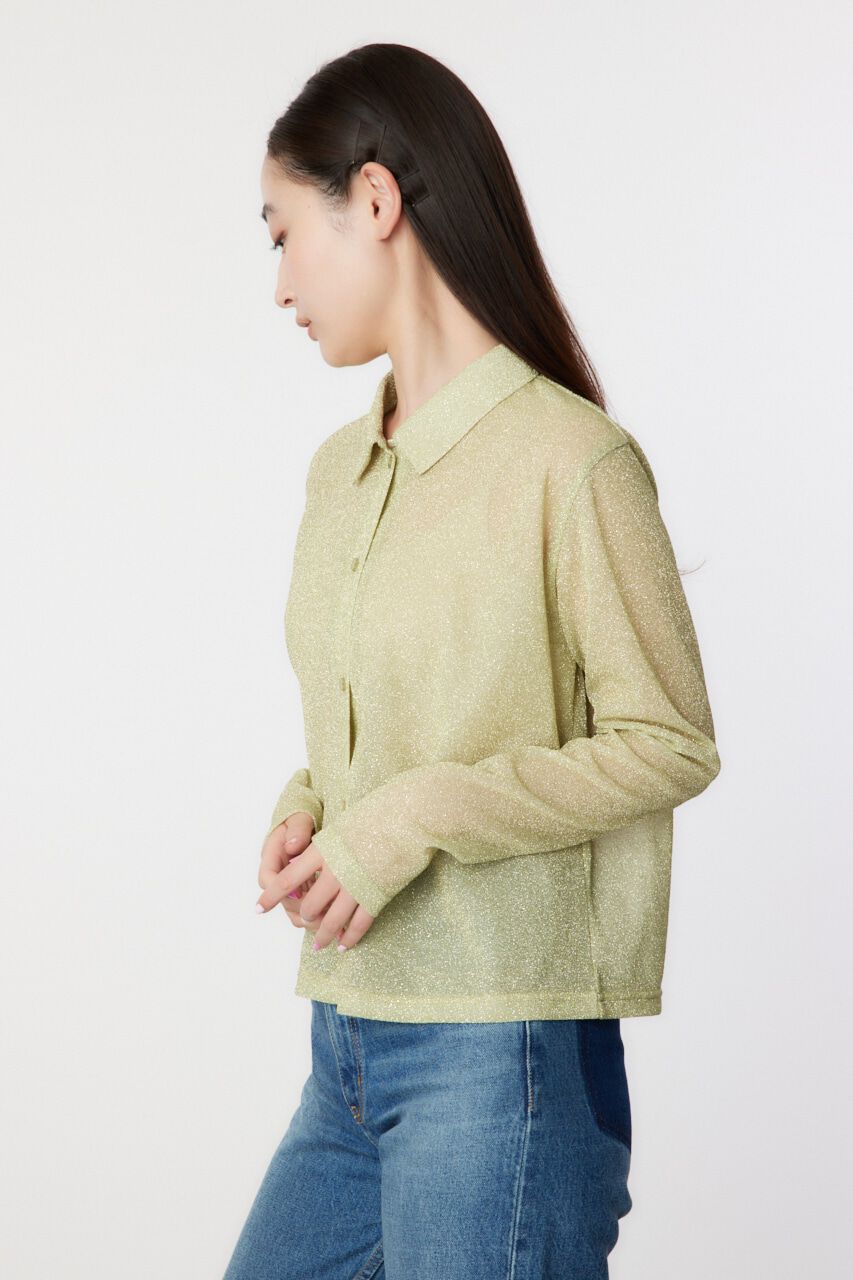 RODEO CROWNS「ラメシアーシャツ」|シャツ・ブラウス|