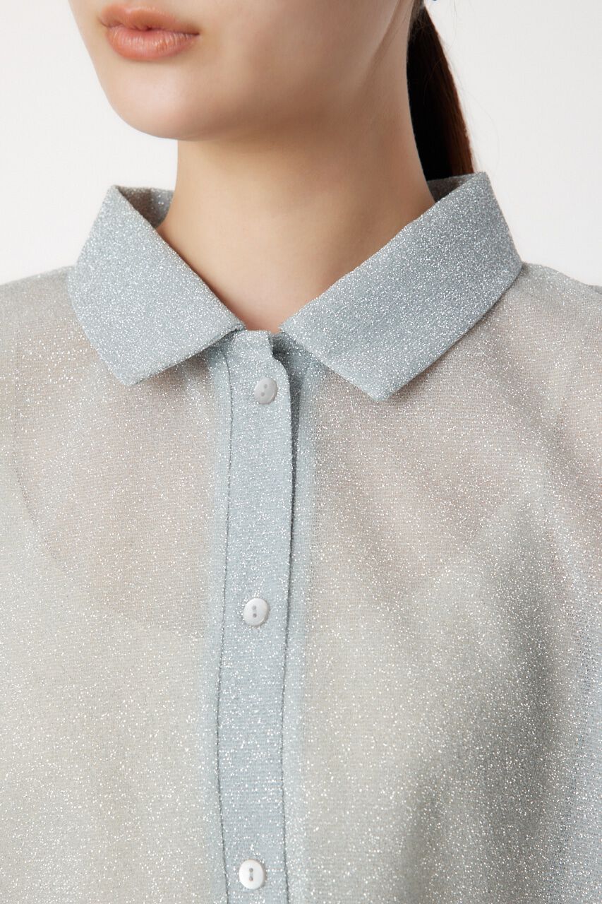 RODEO CROWNS「ラメシアーシャツ」|シャツ・ブラウス|