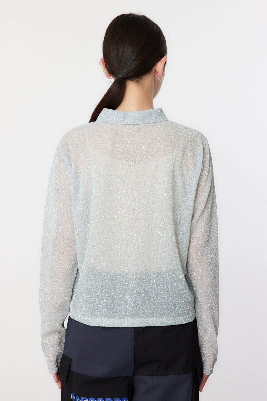 RODEO CROWNS「ラメシアーシャツ」|シャツ・ブラウス|