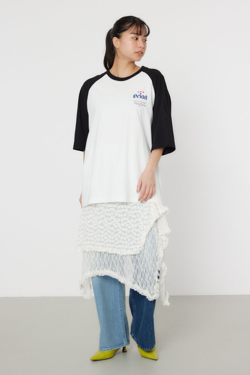 RODEO CROWNS「Orion BeerxRCSラグラン5分トップス」|Tシャツ・カットソー|