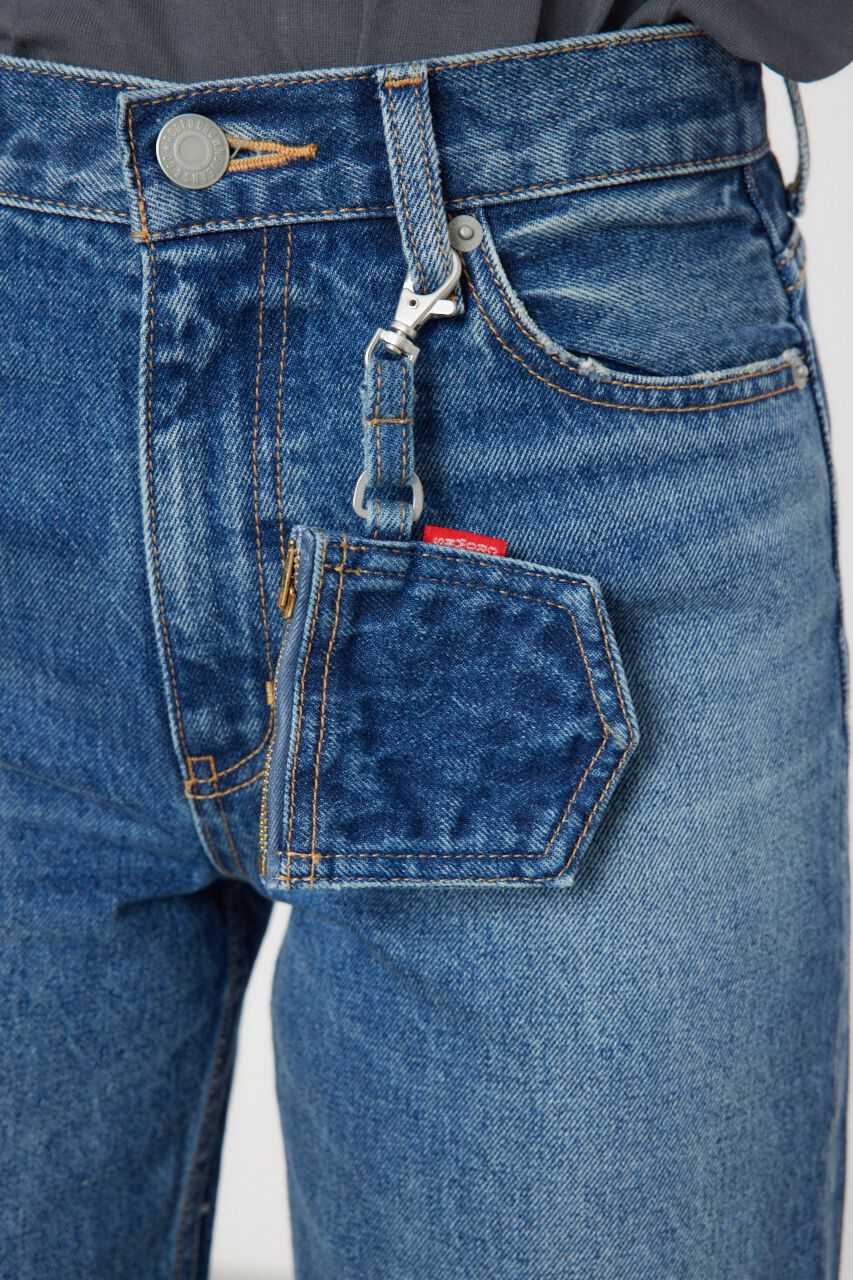 RODEO CROWNS「ポケットポーチストレートデニム」|デニム|