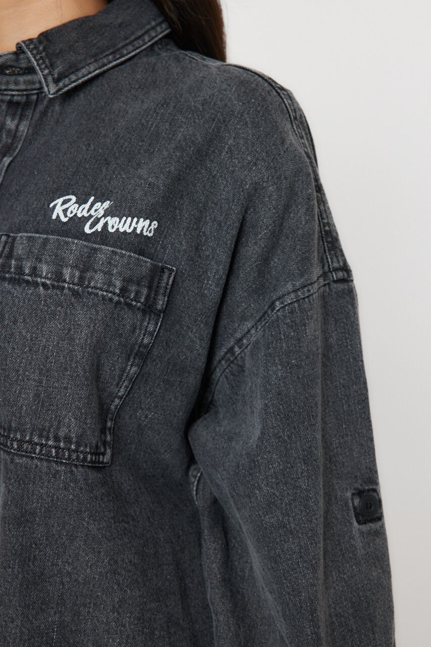 RODEO CROWNS「ATTRACTIVEミリタリーシャツワンピース」|ワンピース|