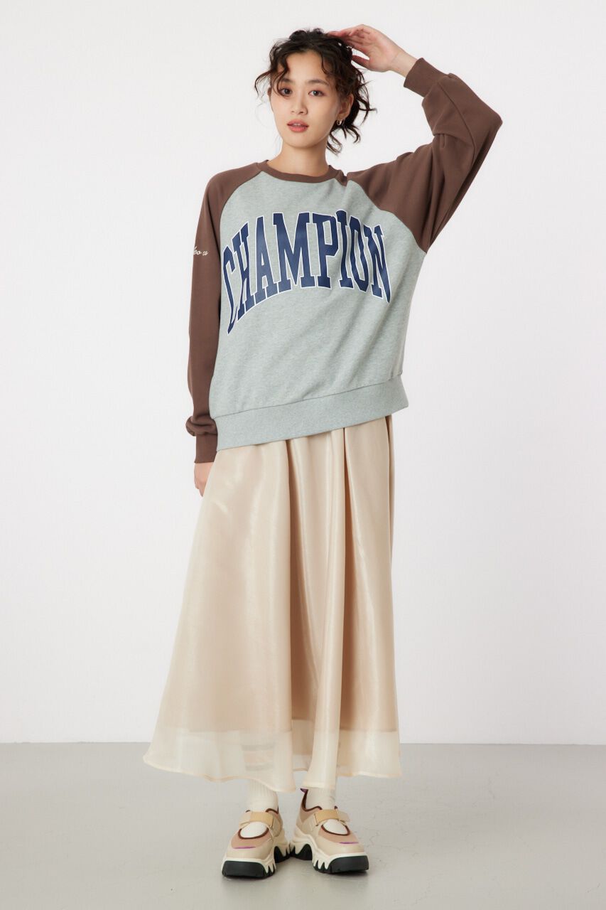 RODEO CROWNS「Champion ラグランスウェットトップス」|パーカー|