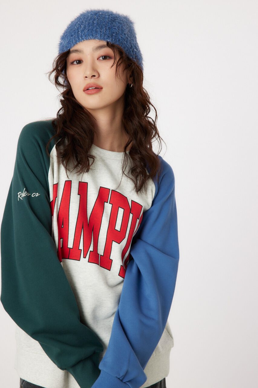 RODEO CROWNS「Champion ラグランスウェットトップス」|パーカー|