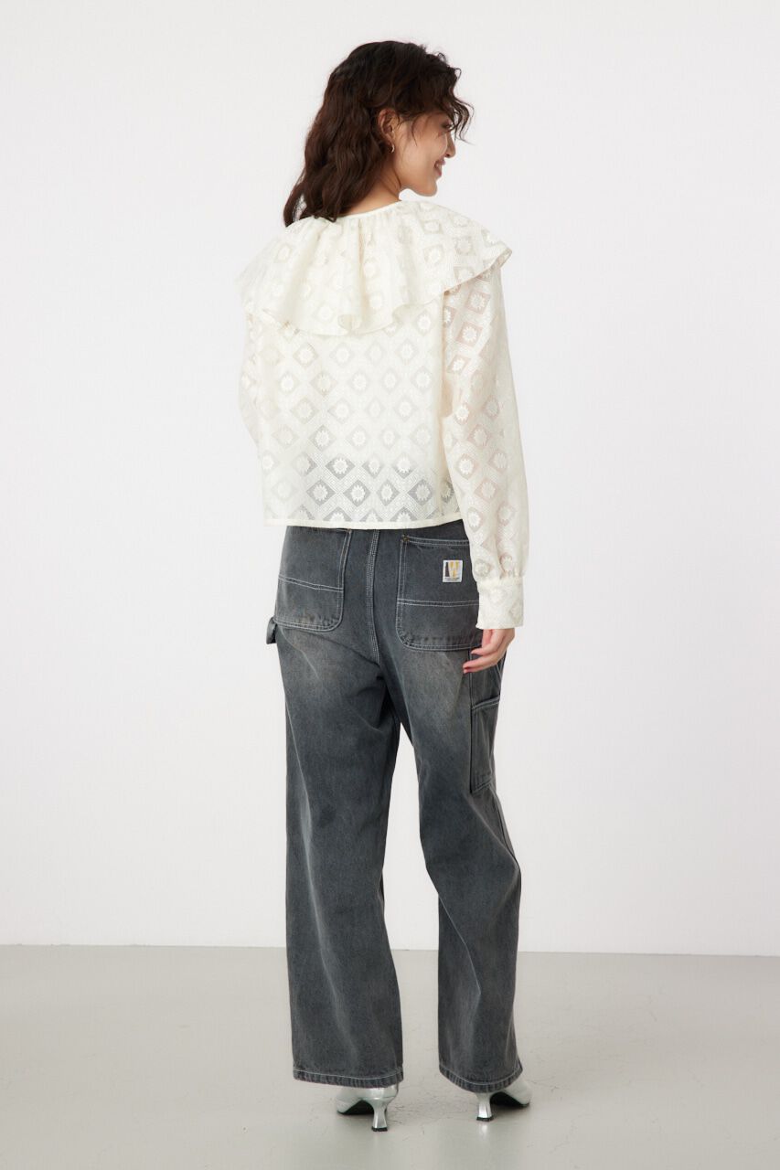 RODEO CROWNS「ラッフルレースボレロ」|シャツ・ブラウス|