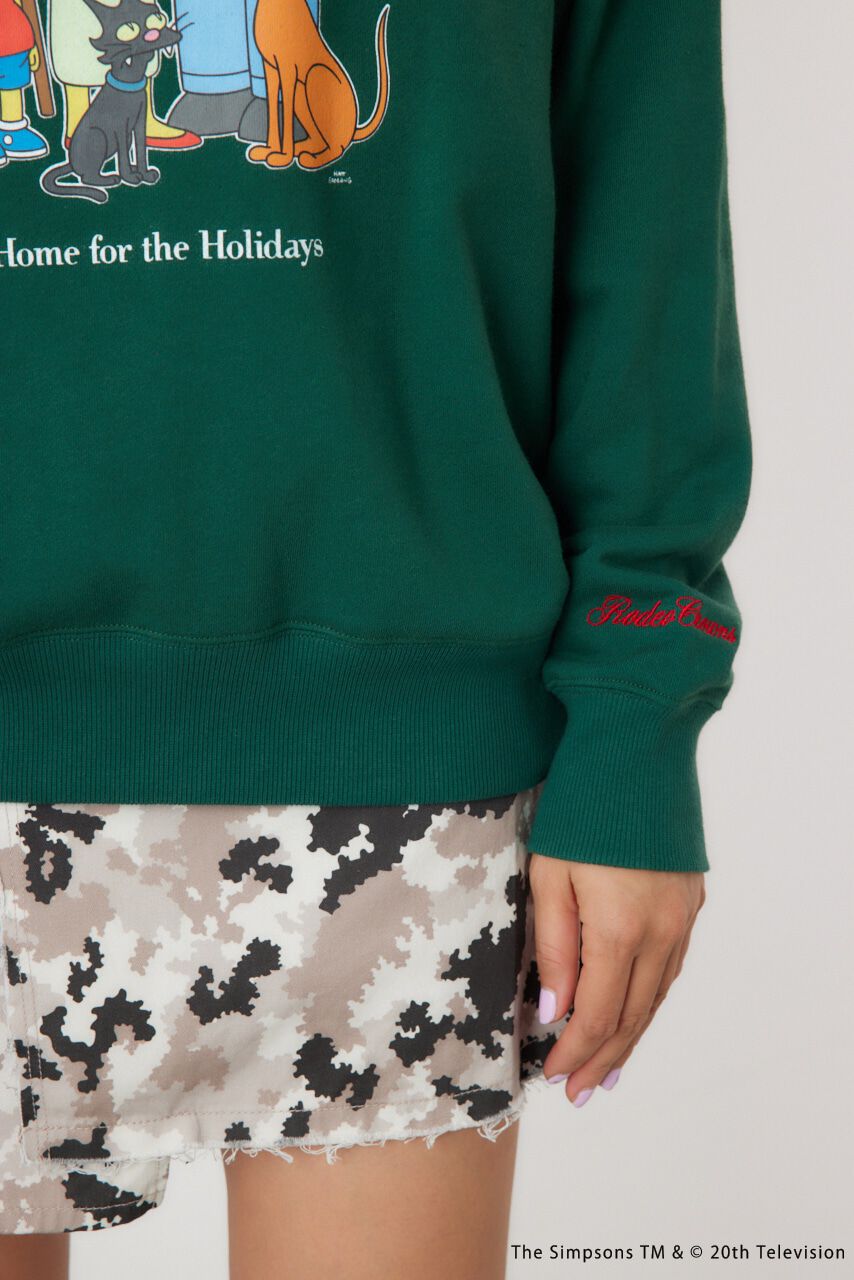RODEO CROWNS「(THE SIMPSONS)Xmasスウェットトップス」|パーカー|