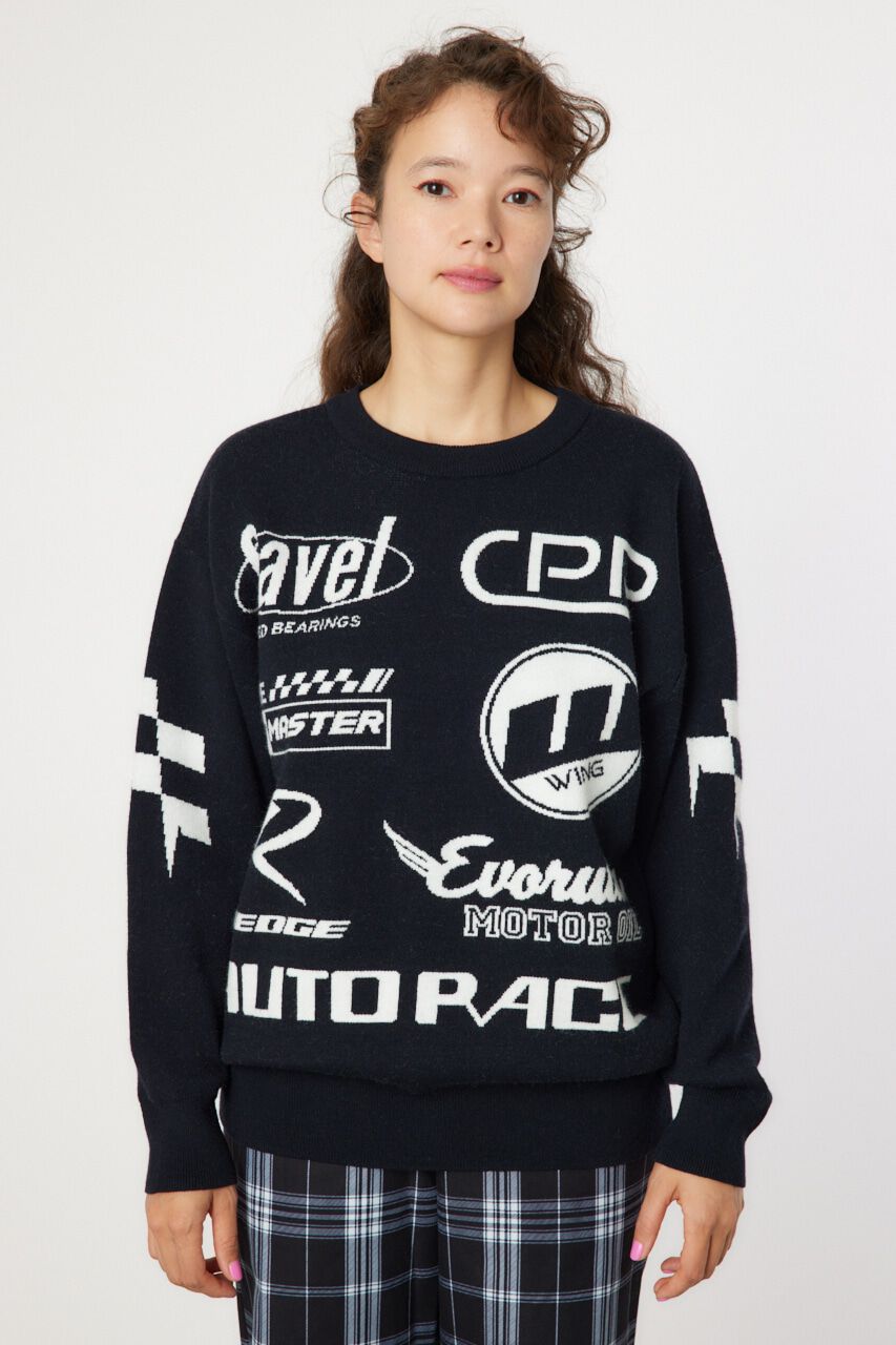 RODEO CROWNS「オートレースニットトップス」|ニット・セーター|