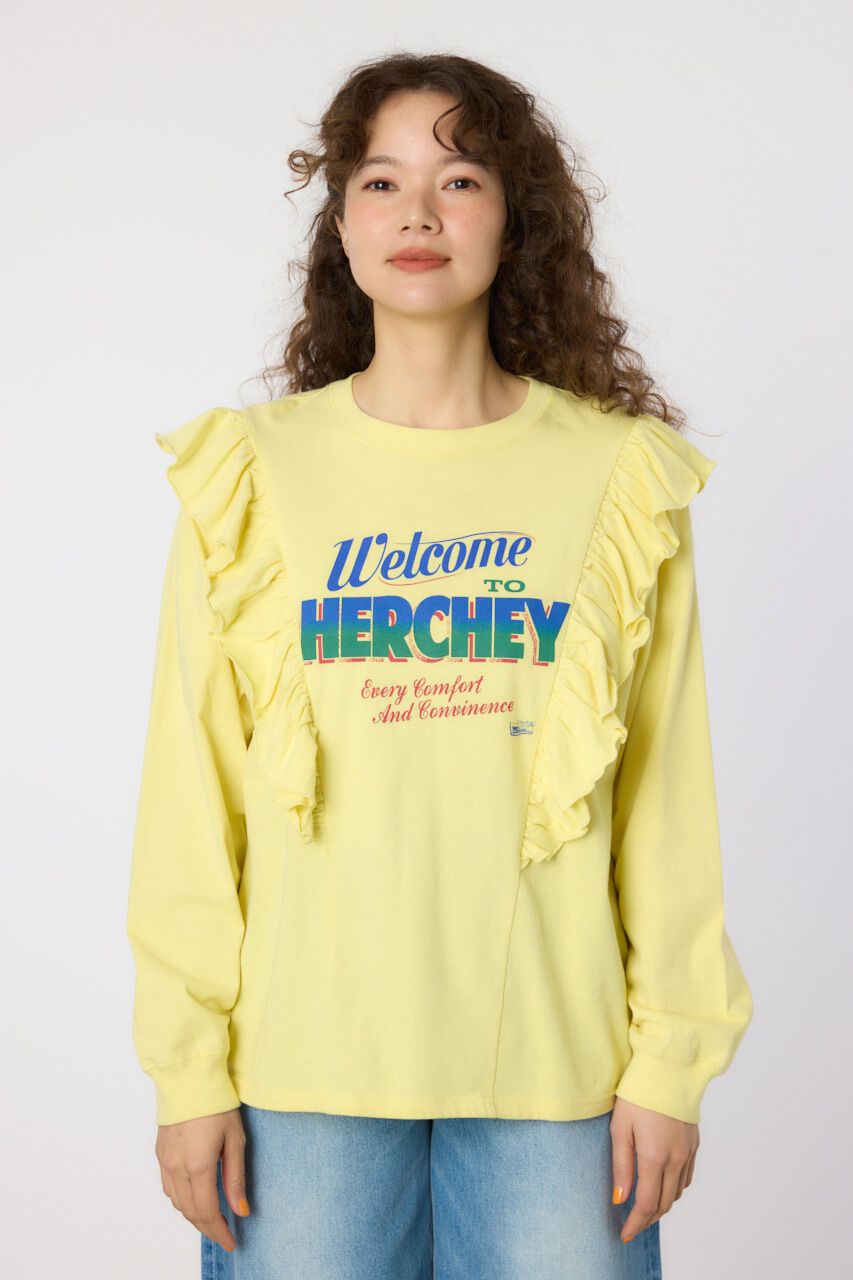 RODEO CROWNS「HERCHEYフリル ロングスリーブTシャツ」|Tシャツ・カットソー|