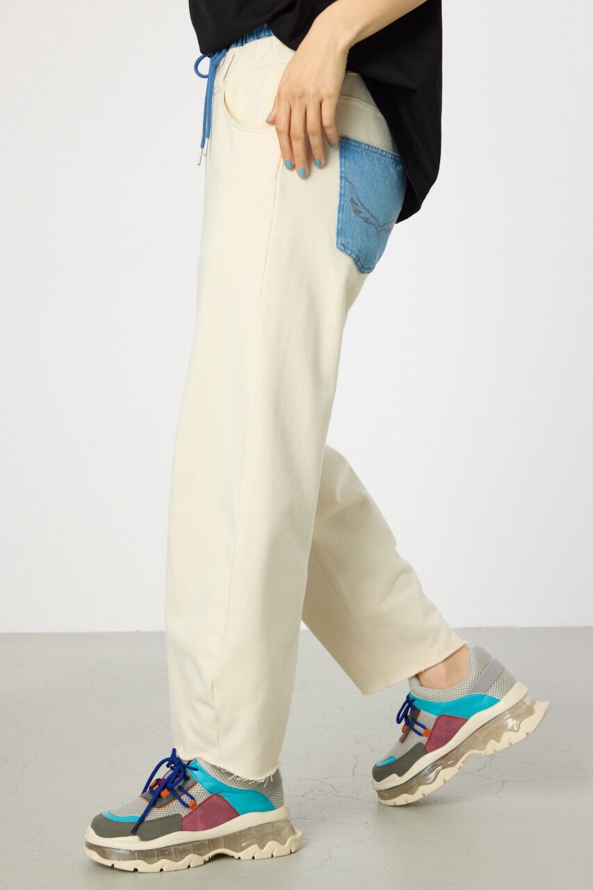 RODEO CROWNS「デニムウエスト スウェットワイドパンツ」|その他|