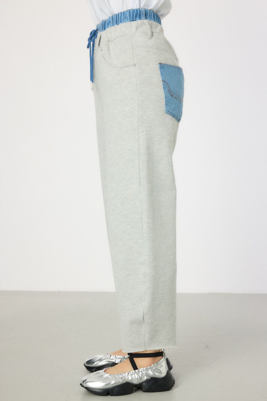 RODEO CROWNS「デニムウエスト スウェットワイドパンツ」|その他|
