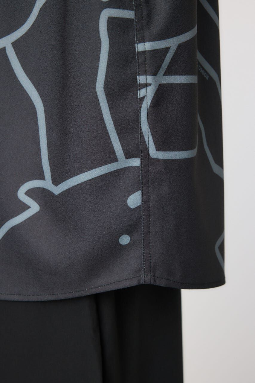 RODEO CROWNS「アブストラクトホエールシャツ」|シャツ・ブラウス|