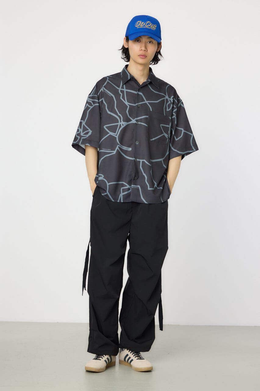 RODEO CROWNS「アブストラクトホエールシャツ」|シャツ・ブラウス|