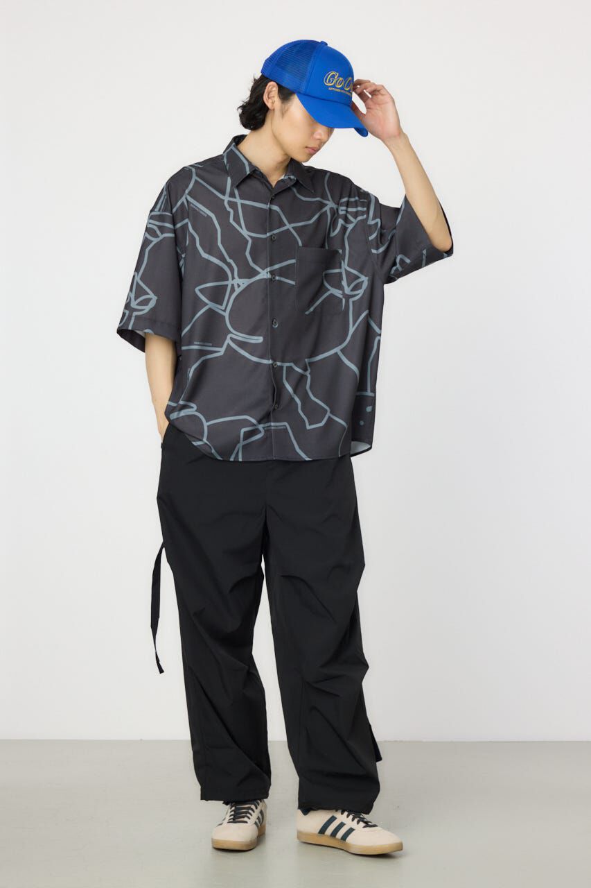 RODEO CROWNS「アブストラクトホエールシャツ」|シャツ・ブラウス|