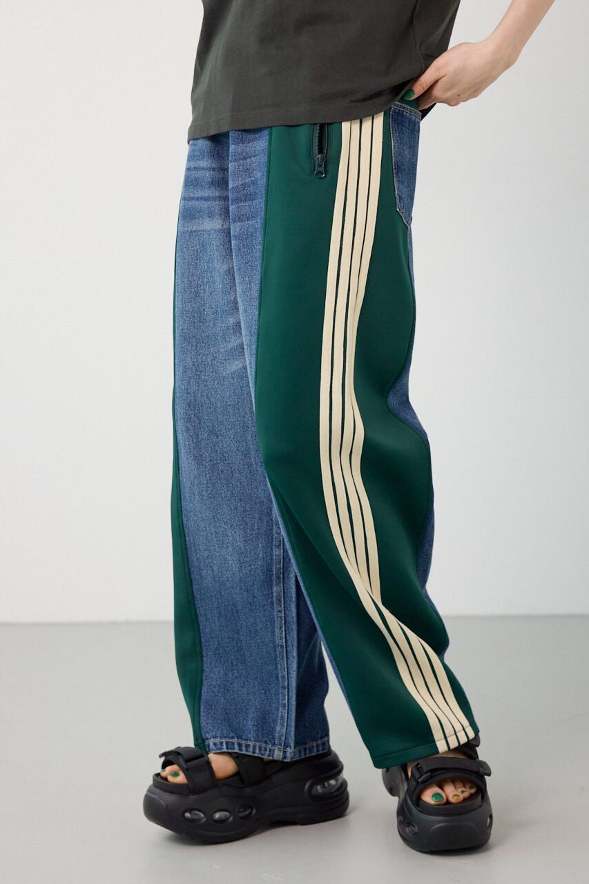 RODEO CROWNS「カスタムトラック デニムパンツ」|デニム|柄GRN5