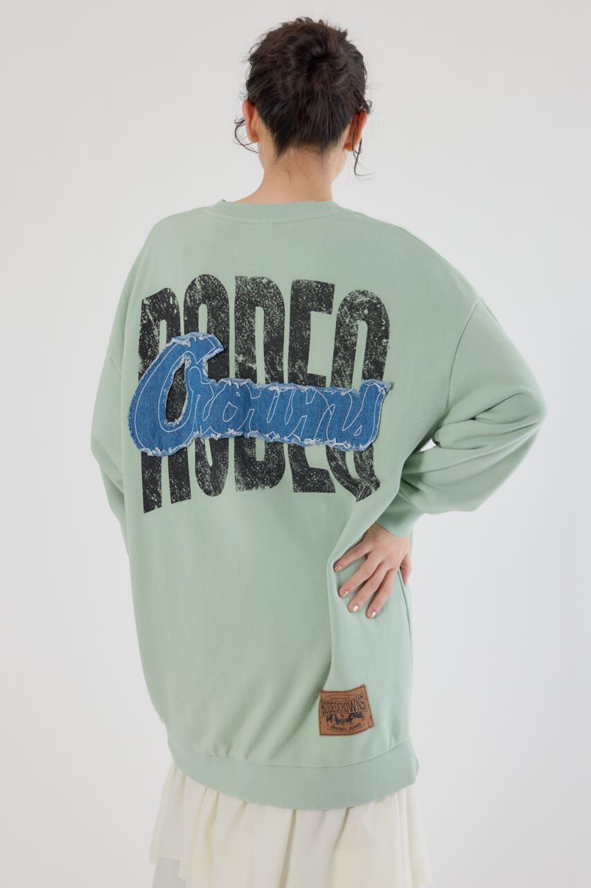 RODEO CROWNS「グランジロゴデニムアップリケワンピース」|ワンピース|