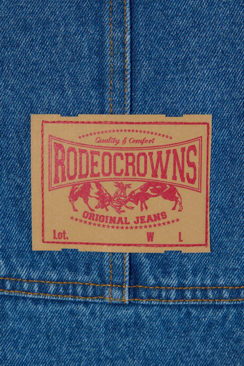 RODEO CROWNS「ニットドッキングルーズデニムジャケット」|デニムジャケット|
