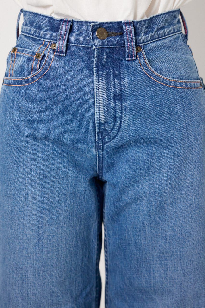 RODEO CROWNS「カラーステッチダボパンツ」|デニム|