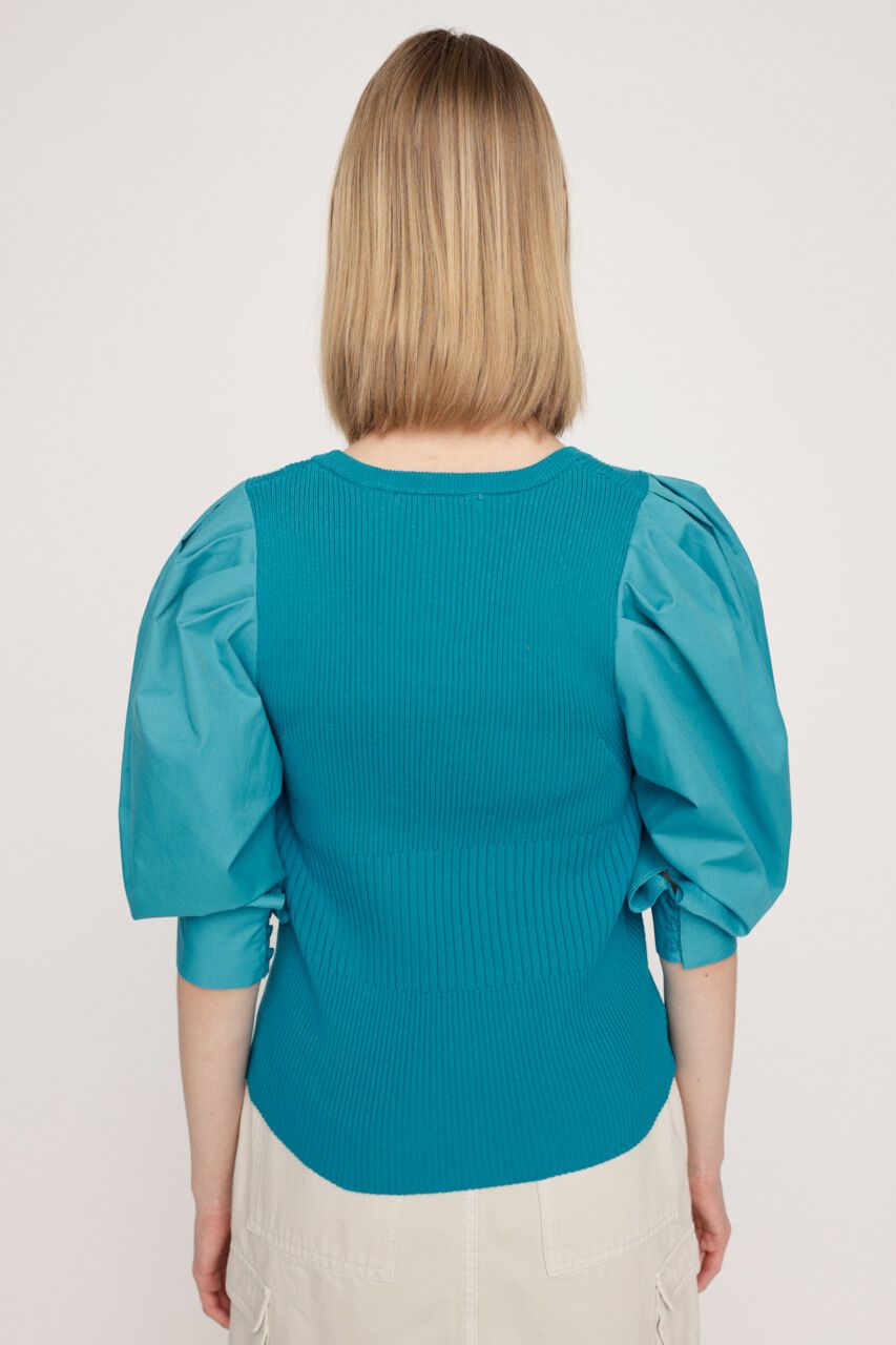 SLY「KNIT COMBI TUCK PUFF トップス」|ニット・セーター|