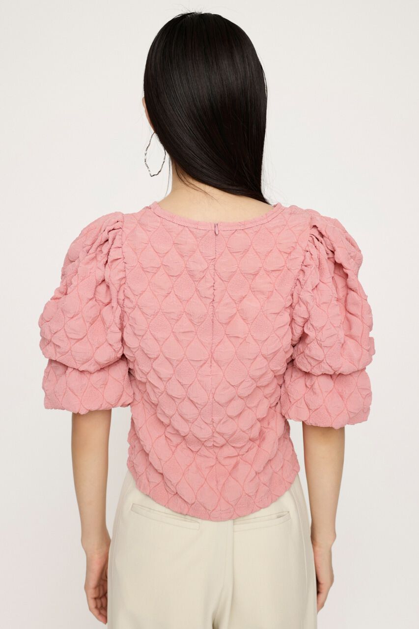 SLY「PUFF SLEEVE CUT トップス」|Tシャツ・カットソー|