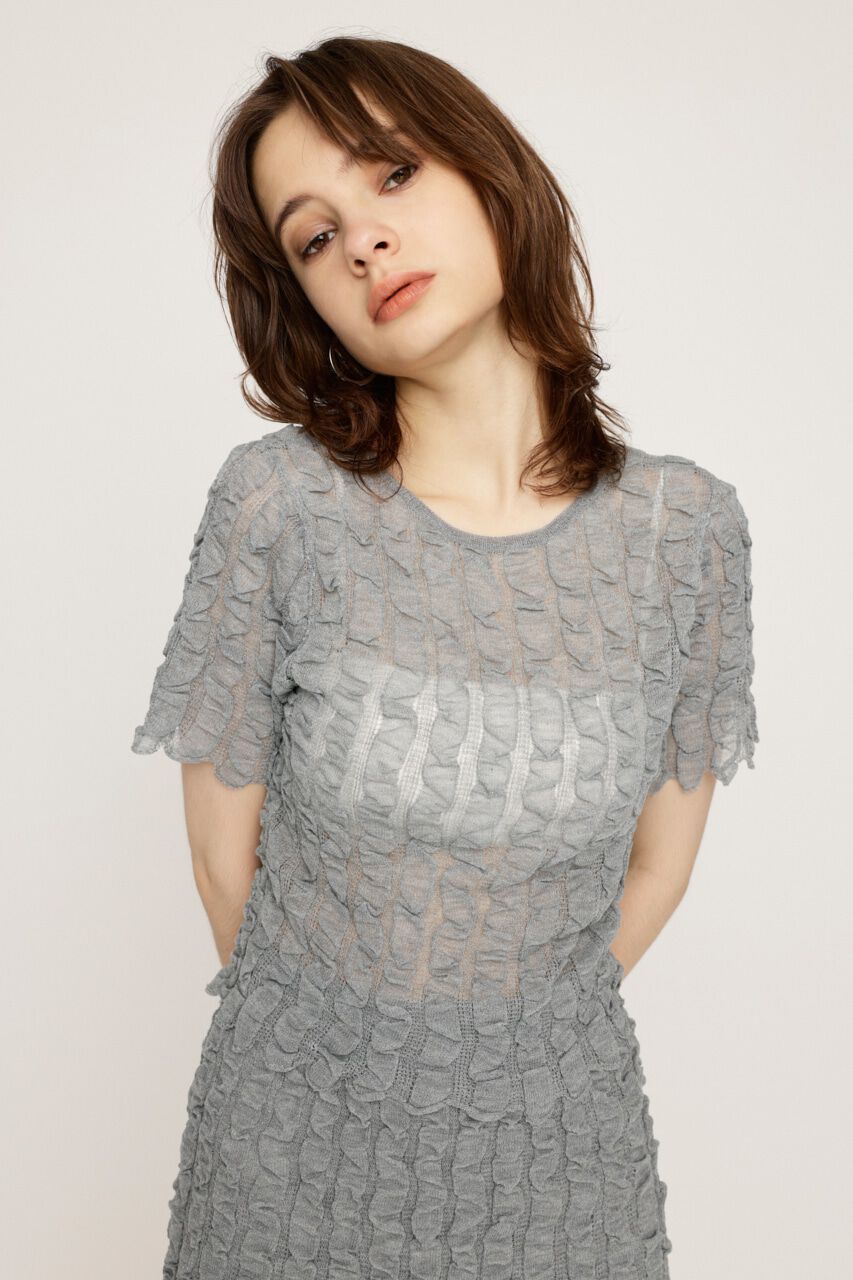 SLY「SHEER 2WAY トップス」|ニット・セーター|