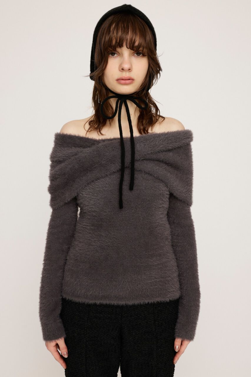 SLY「OFF SHOULDER 2P トップス」|ニット・セーター|