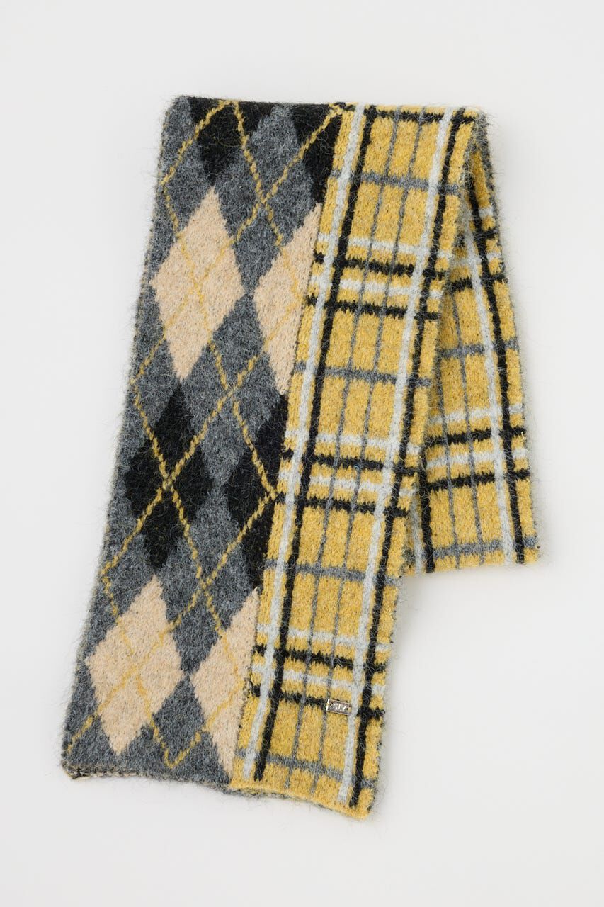 SLY「ARGYLE MIX JQ KNIT STALL」|その他|M/GRY7