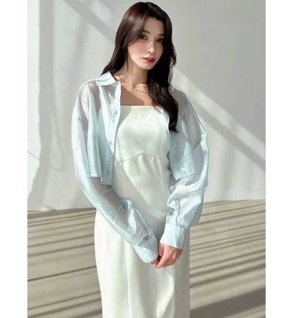 RESEXXY「シアーショートシャツ」|シャツ・ブラウス|