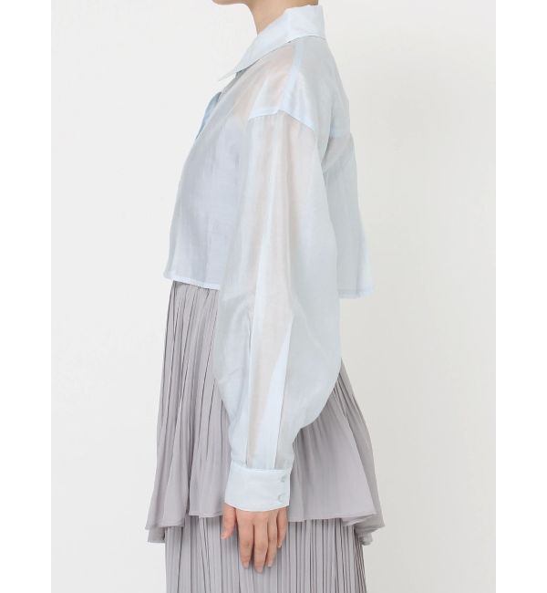 RESEXXY「シアーショートシャツ」|シャツ・ブラウス|