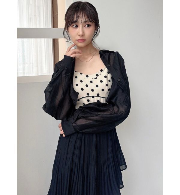 RESEXXY「シアーショートシャツ」|シャツ・ブラウス|