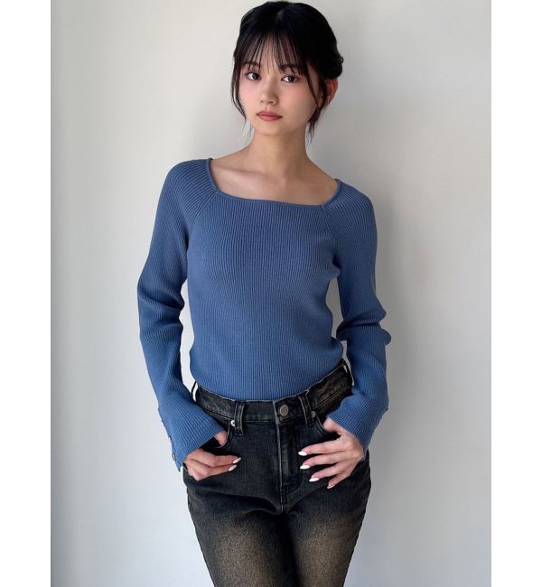 RESEXXY「シンプルデザインニットトップス」|ニット・セーター|