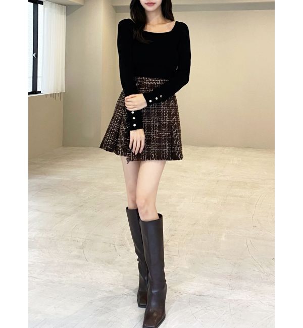 RESEXXY「シンプルデザインニットトップス」|ニット・セーター|