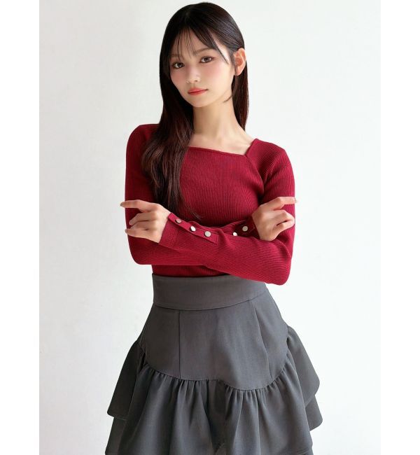RESEXXY「シンプルデザインニットトップス」|ニット・セーター|