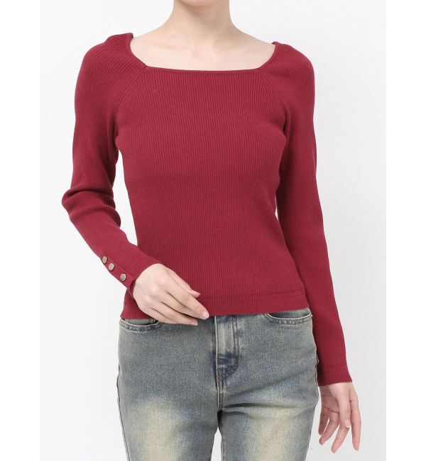 RESEXXY「シンプルデザインニットトップス」|ニット・セーター|