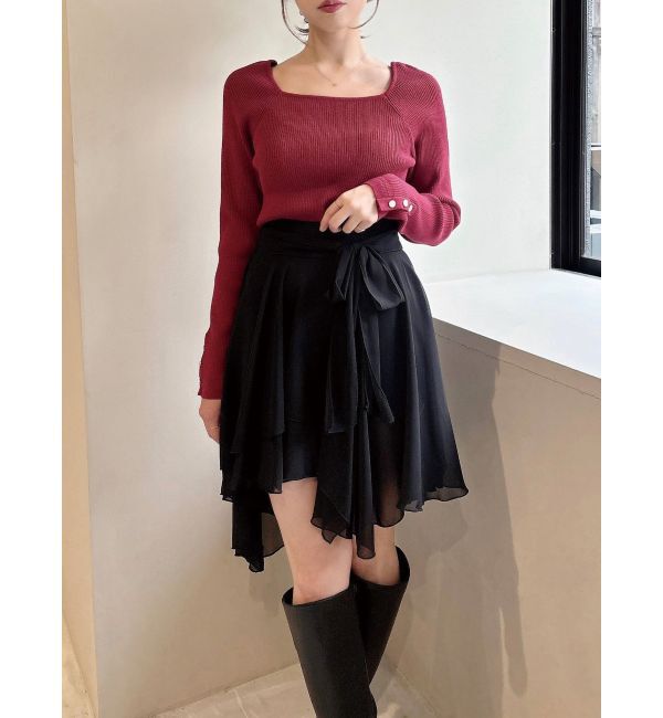 RESEXXY「シンプルデザインニットトップス」|ニット・セーター|