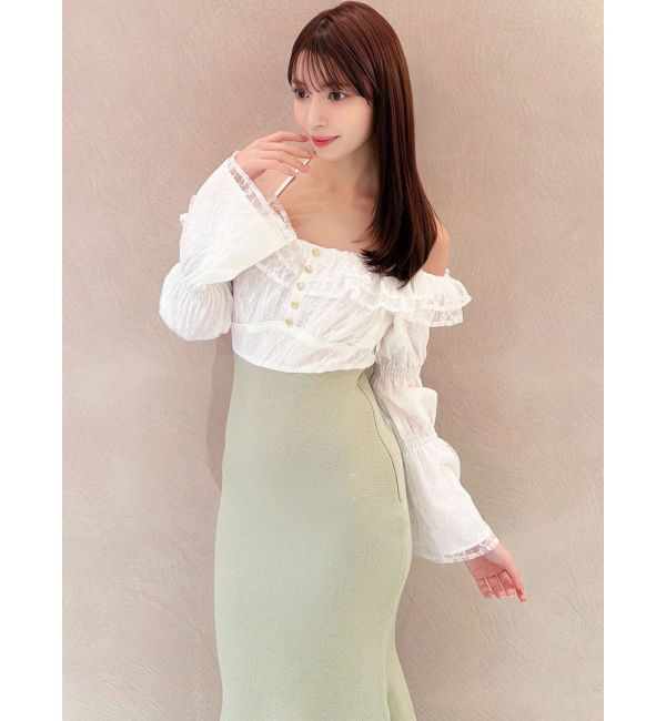 RESEXXY「レースドッキングマーメイドニットワンピース」|ワンピース|