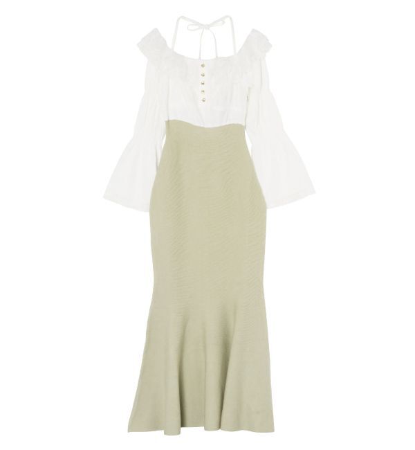 RESEXXY「レースドッキングマーメイドニットワンピース」|ワンピース|