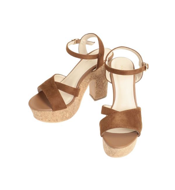dazzlin「【復刻】コルクヒールサンダル」|サンダル|