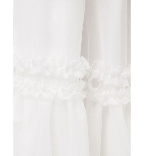 dazzlin「【WEB限定】チュールフリルティアードスカート」|スカート|