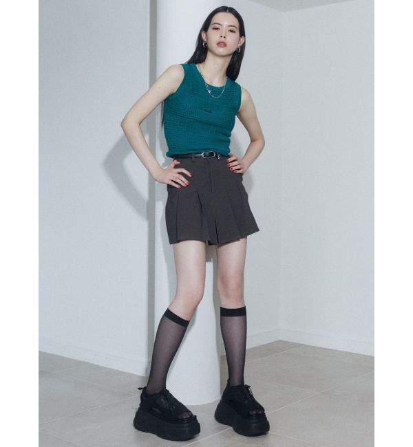 EMODA「エンブロイダリーコンパクトトップ」|ニット・セーター|