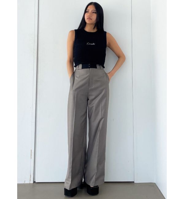 EMODA「エンブロイダリーコンパクトトップ」|ニット・セーター|