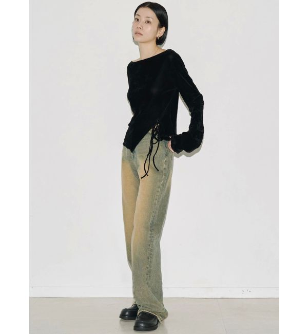 EMODA「【VEQUM】SIDE TIE TOP」|Tシャツ・カットソー|