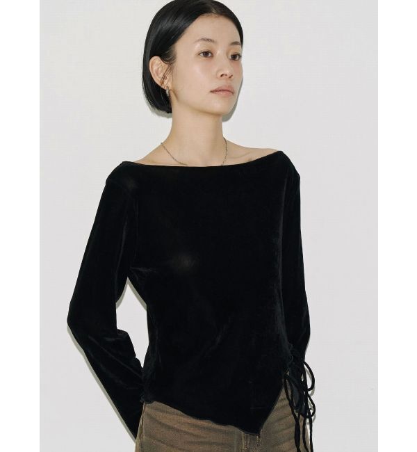 EMODA「【VEQUM】SIDE TIE TOP」|Tシャツ・カットソー|