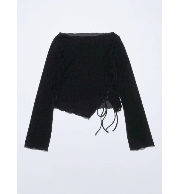 EMODA「【VEQUM】SIDE TIE TOP」|Tシャツ・カットソー|