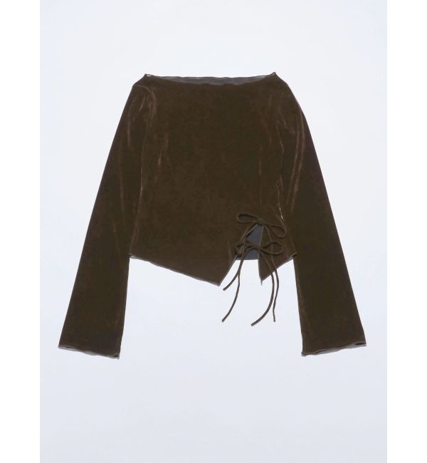 EMODA「【VEQUM】SIDE TIE TOP」|Tシャツ・カットソー|